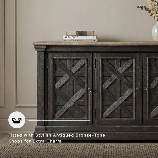 Signature DESIGN BY ASHLEY Tyler Creek Casual Black/Gray MDF 57.88