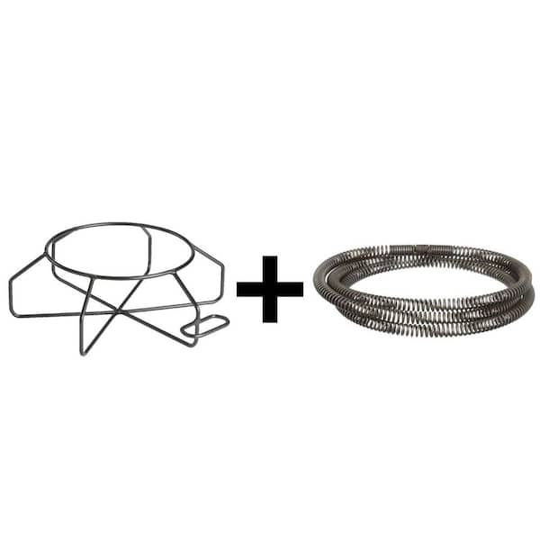 5/8 in. x 7-1/2 ft. C-8 All-Purpose Wind Sectional Drain Cleaning Cable and A-10 Cable Carrier Bundle