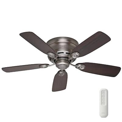 Dimmable Ceiling Fans Without Lights, 42 Inch White Ceiling Fan Without Light