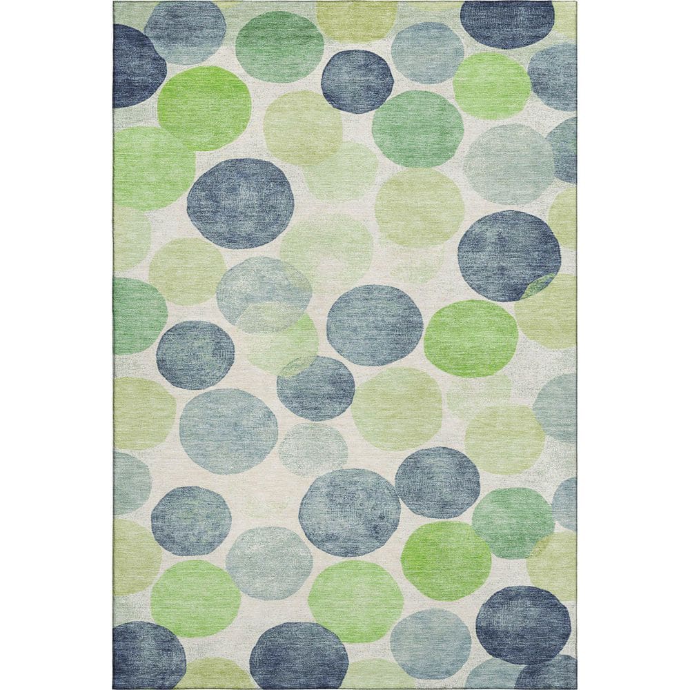 Mayfield Premium Machine Washable Abstract AMF1898 Navy 5 ft. x 7 ft. 6 in. Area Rug price history on PriceWatchPro