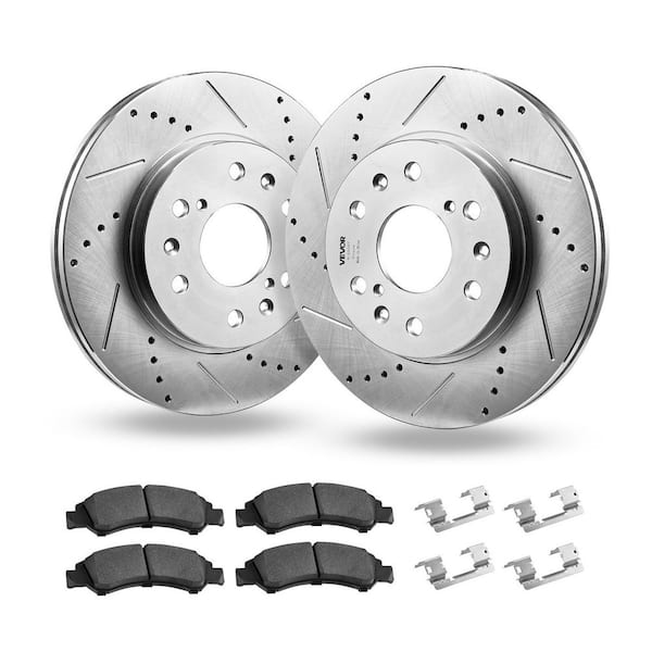 Front Brake Kit Compatible with 2008-2016 Cadillac Escalade/Escalade ESV, 2017-2020 Cadillac Escalade/Escalade ESV