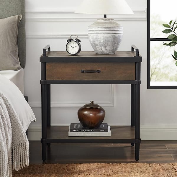 Art Leon Emy Rustic Accent End Table