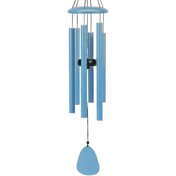 Woodstock Bells Of Paradise Windspiel – Pacific Blau, Mittel – Musikalisch Gestimmtes Klangspiel Für Garten, Balkon & Terrasse