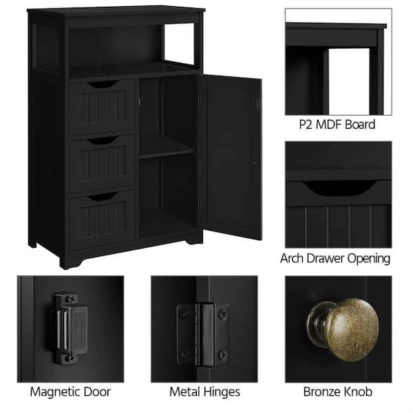 NewAir 34.25-in x 23.81-in x 23.62-in Black Freestanding Cabinet