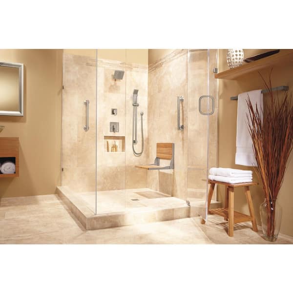 90 Degree Eco-Performance 1-Spray 3 in. Hand Shower in Brushed Nickel