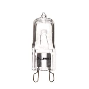 20-Watt Soft White Light T4 (G9) Bi-Pin Screw Base Dimmable Clear Mini Halogen Light Bulb(5-Pack)