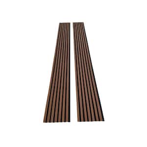 SAMPLE 6 in. x 10 in. x 0.8 in. Acoustic Vinyl Wall Siding Board in Light Maple Color (1-Pieces)