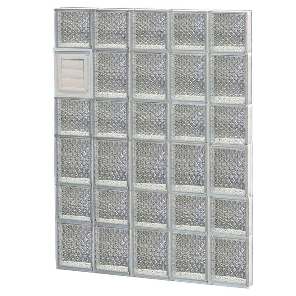 Clearly Secure 28.75 in. x 40.5 in. x 3.125 in. Frameless Diamond ...