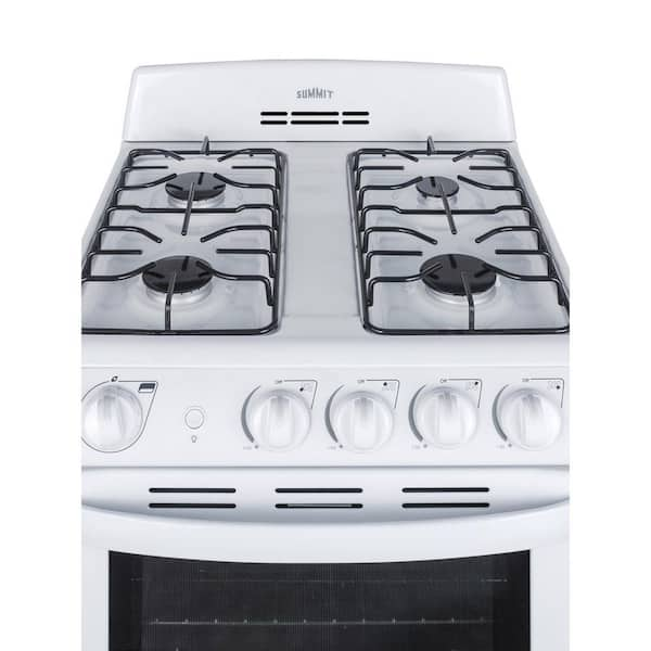 Summit Appliance 20 in. 2.3 cu. ft. Electric Range in White RE203W1 - The  Home Depot