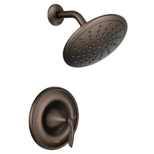 Eva Posi-Temp Rain Shower Single-Handle Shower Only Faucet Trim Kit in Oil Rubbed Bronze (Valve Not Included)