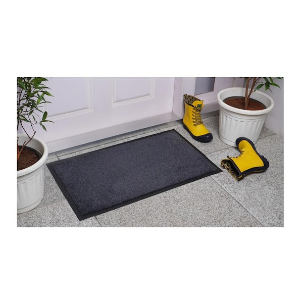 Modern Homes Rain Design Grey Floor Mat 68072 - The Home Depot