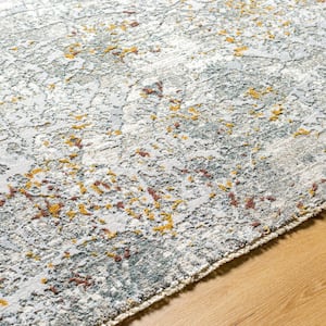 Dresden Gray Modern 5 ft. x 7 ft. Indoor Area Rug