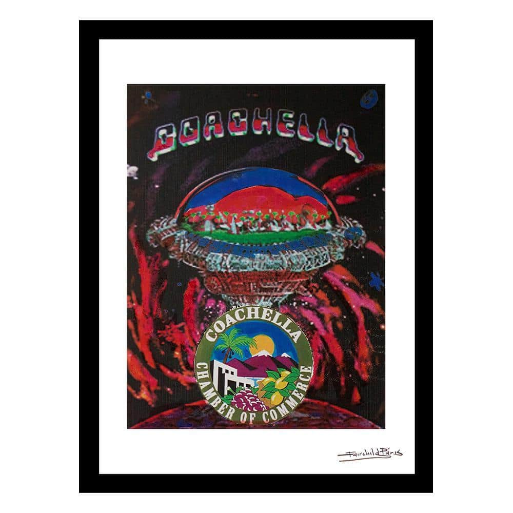 Coachella Vintage by Fairchild Paris 1-Piece Framed Graphic Print Abstract Poster Art Print 18 in. x 14 in. price history on PriceWatchPro