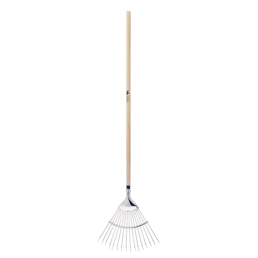 Pedigree 48 in. Ash Handle Stainless Steel Lawn Rake