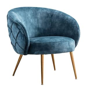 Donna velvet best sale accent chair