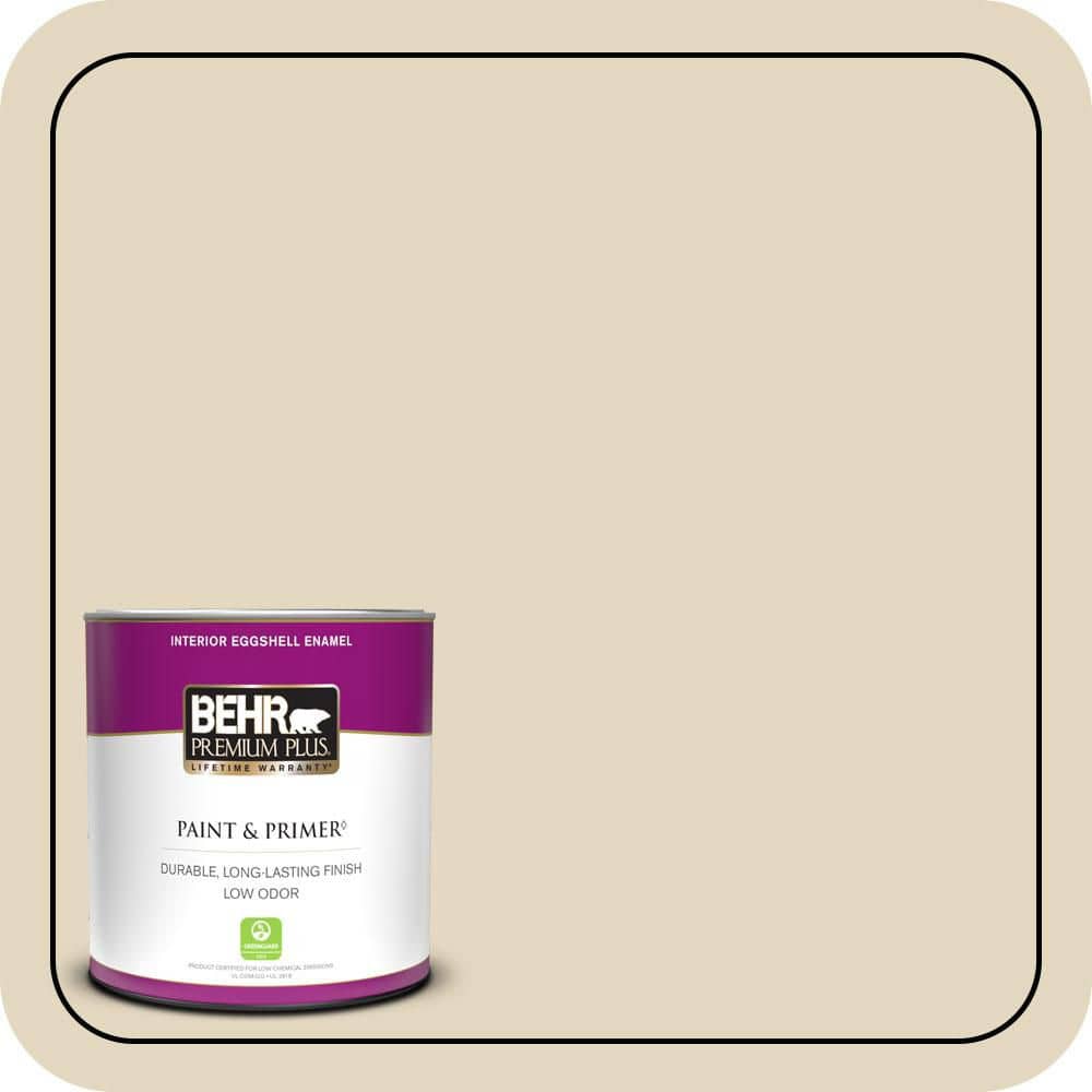 1 qt. #S320-2 Pale Parsnip Eggshell Enamel Low Odor Interior Paint & Primer price history on PriceWatchPro