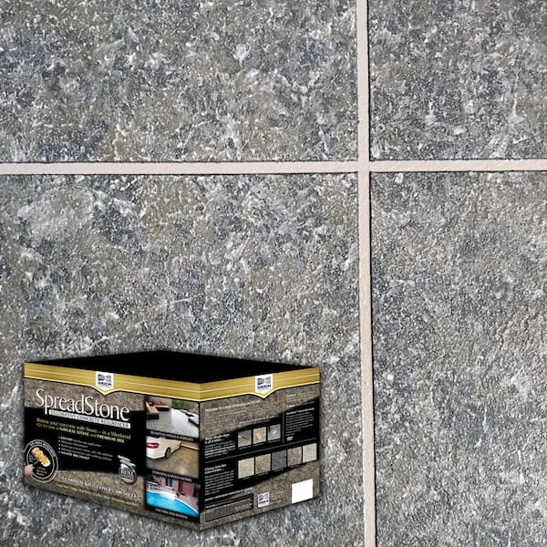 SpreadStone 10 Gal. LakeRock Satin Interior/Exterior 400 sq.ft. Decorative Concrete Resurfacing Kit