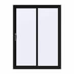 JELD-WEN 60 in. x 80 in. V-4500 Contemporary Black FiniShield Vinyl ...