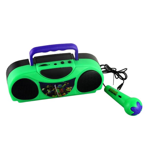 Teenage Mutant Ninja Turtles Portable Radio Karaoke Kit with Microphone  985100454M - The Home Depot