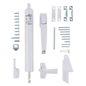 Lanai Corrosion Resistant Storm and Screen Door Hardware Kit, White