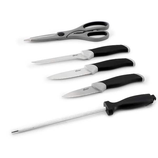 Oster Lindbergh 22-Piece Stainless Steel Cutlery Knife Set with