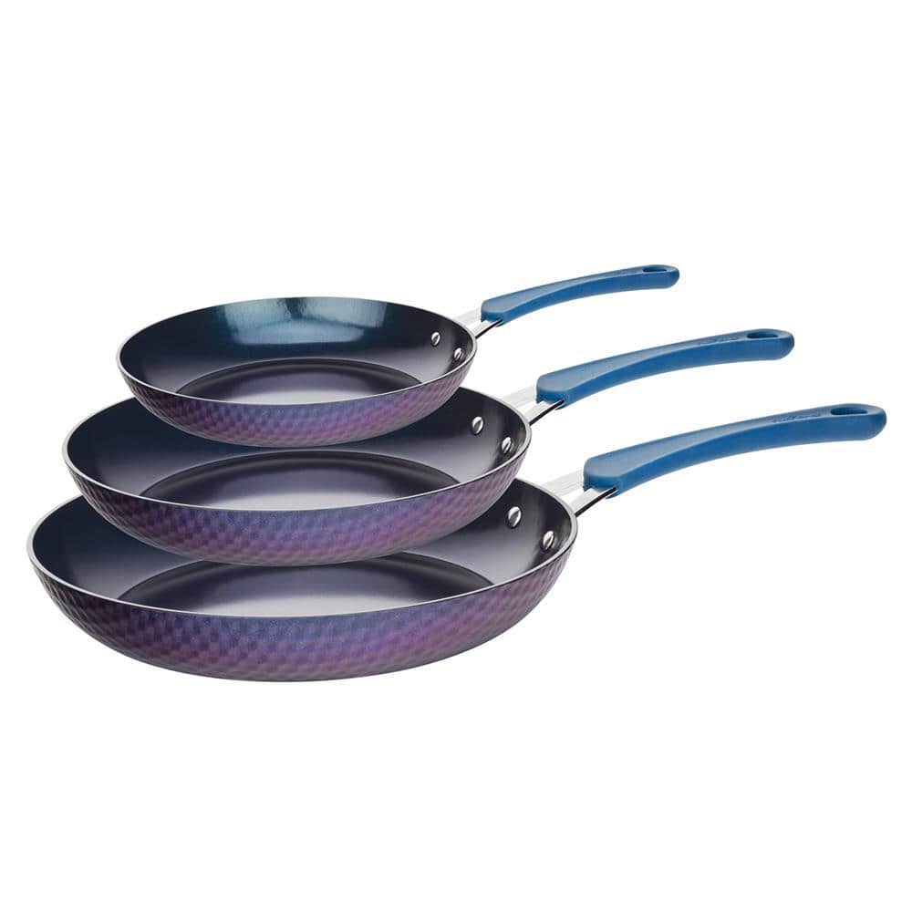 Aoibox 16-Piece Ceramic Kitchen Cookware Pots and Frying Sauce Saute Pans Set, Lavender, Purple