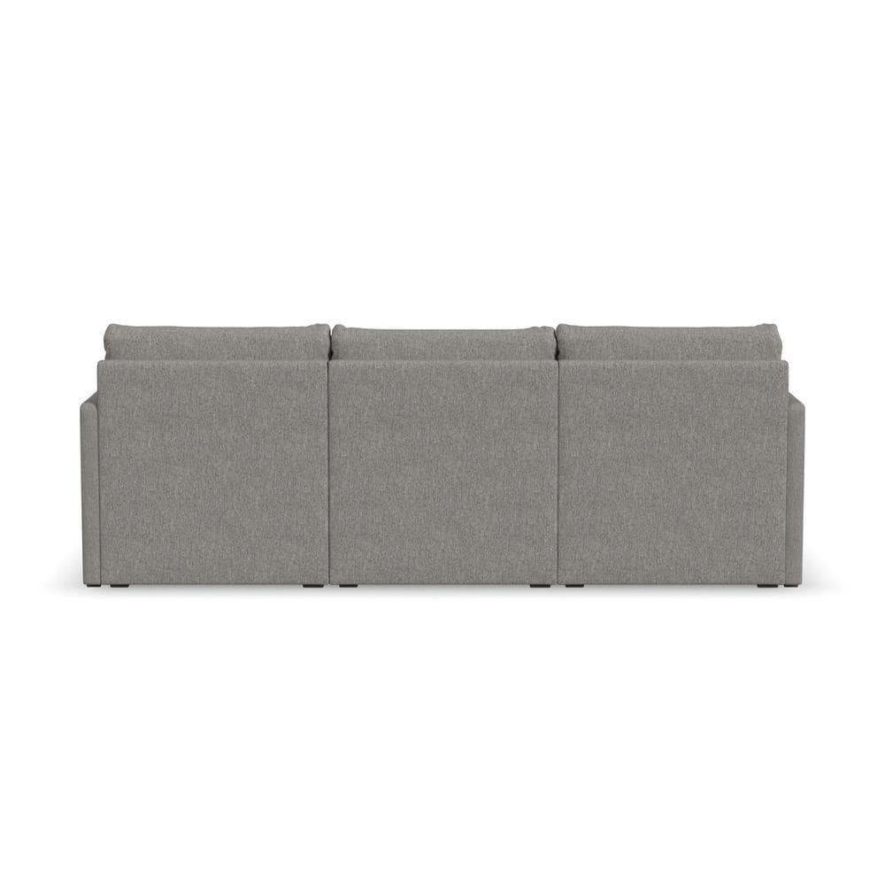 Pebble Dark Gray Fabric Lawson Sofa with Reversible Cushions
