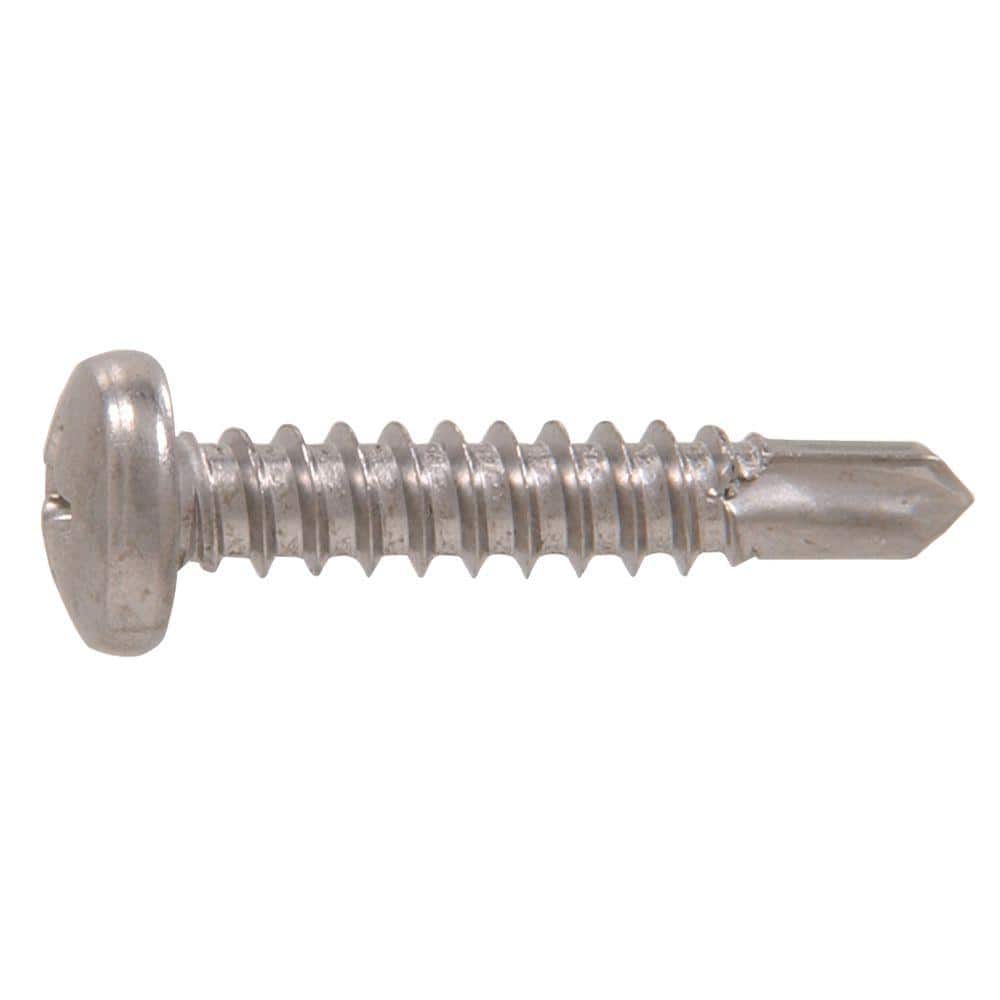 8-Pack 6-20 by 1-Inch The Hillman Group 491223 Pan Head Phillips 2 Self Drilling Screw 