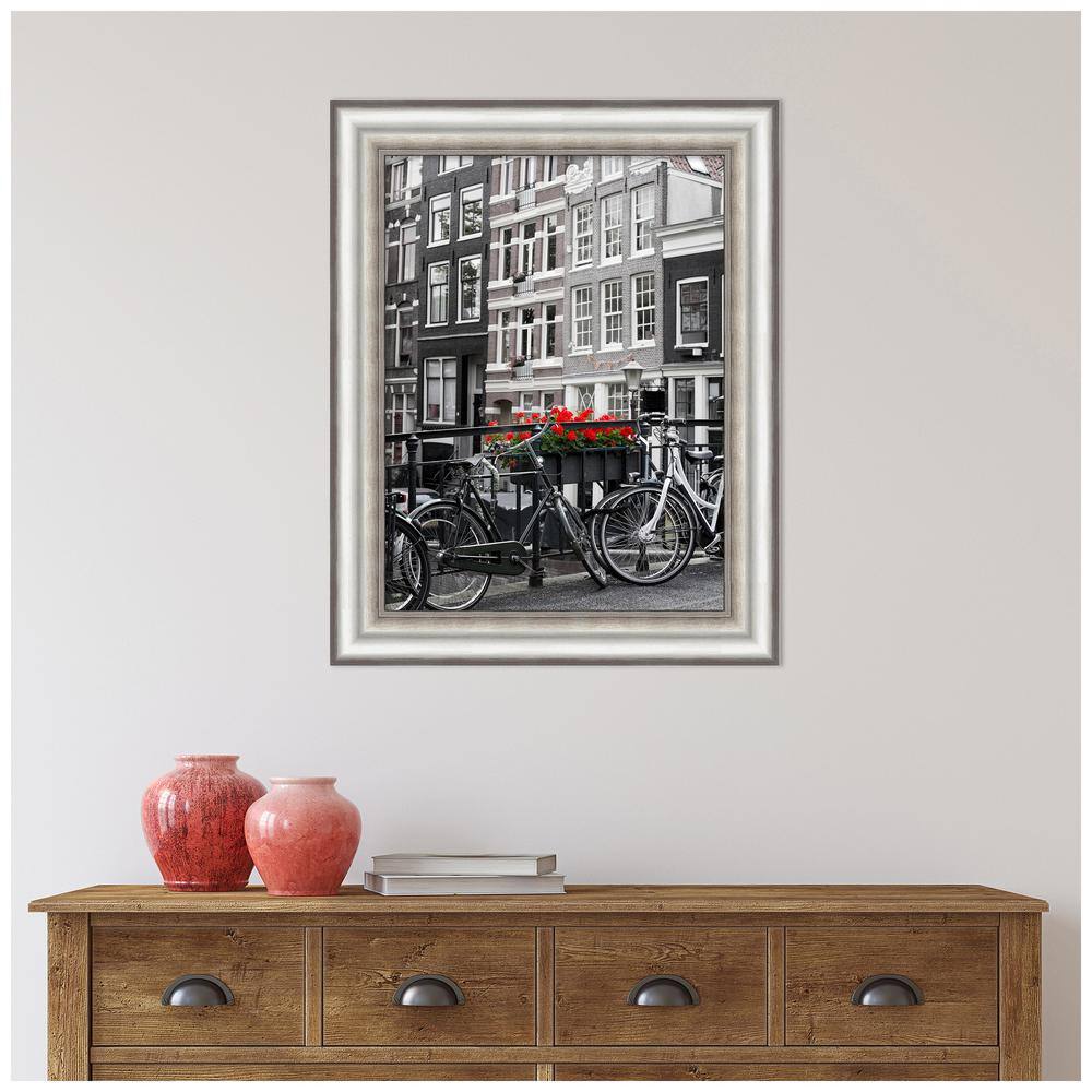 Amanti Art Salon Silver Picture Frame Opening Size 18x24 in.