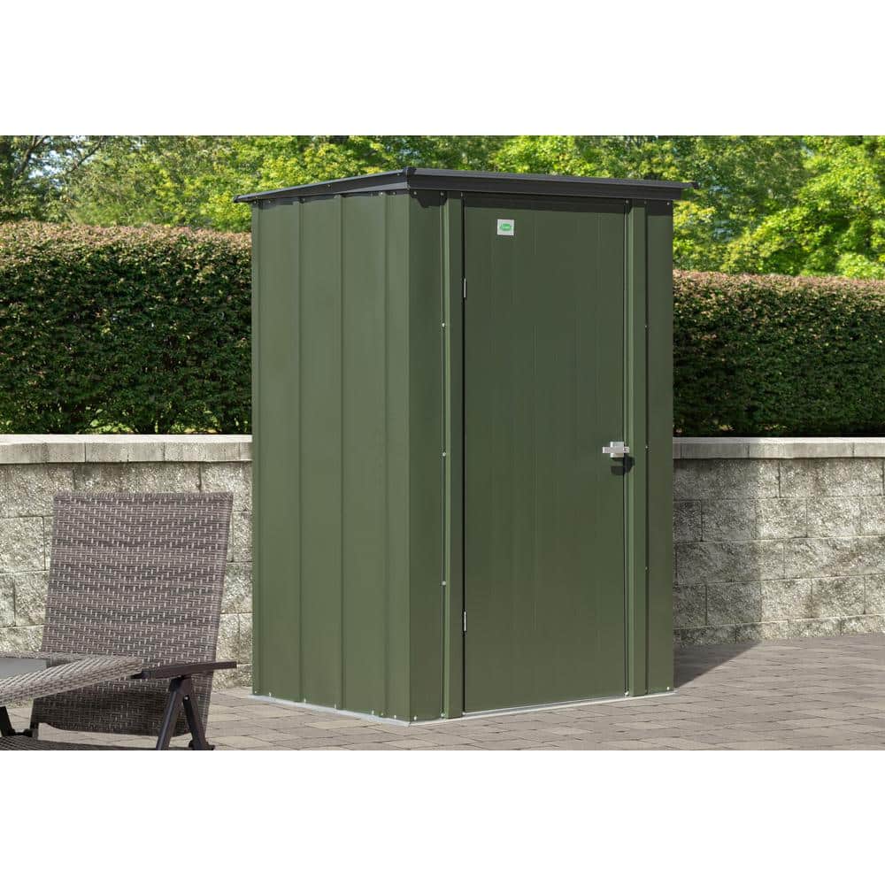 Green Steel 4 ft x 3 ft Garden Storage Shed Kit