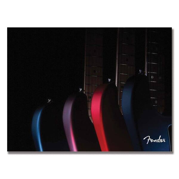 Trademark Fine Art 14 in. x 19 in. Fender Electric Series Canvas Art