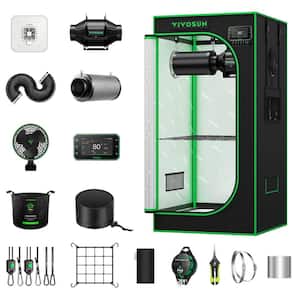 VIVOSUN 4 ft. x 2 ft. Smart Grow Tent Kit with Lumalight 200W LED