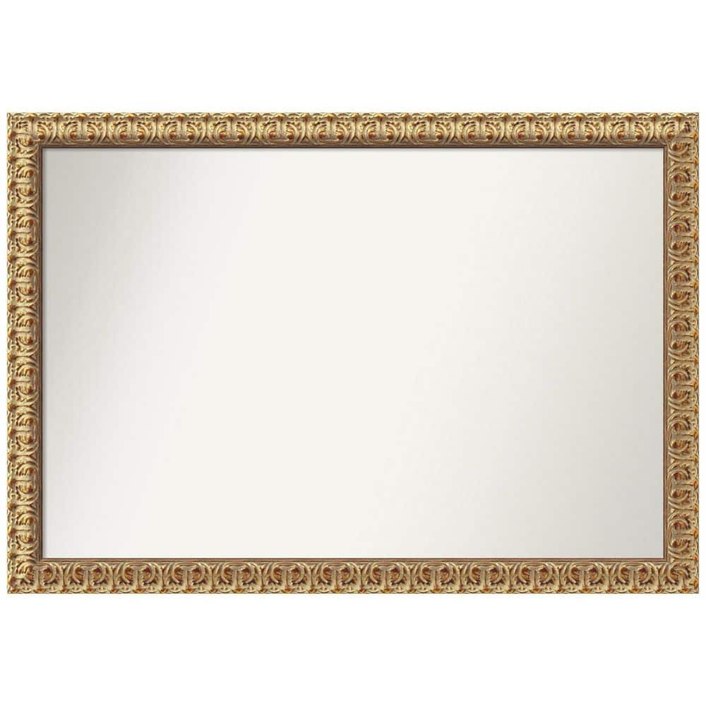 Florentine 8 1/2 High Antique Gold Mirror 4x6 Picture Frame