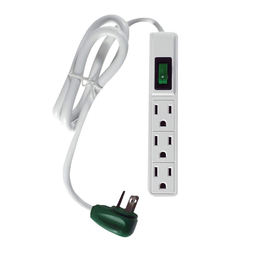 3 Outlet Power Strip Surge Protector with 2.5 ft. Heavy Duty Cord price history on PriceWatchPro