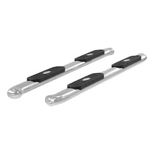 4-Inch Oval Polished Stainless Steel Nerf Bars, Select Toyota Tundra