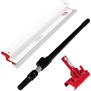 32 in. Composite Skimming Blade Combo with Handle Adapter Plus 37 - 63 in. Extension Handle