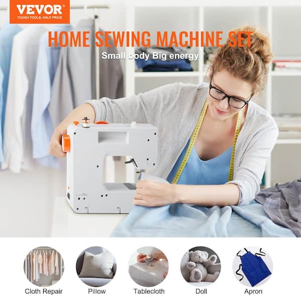 VEVOR Sewing Machine 38 Stitches Extension Table Pedal Accessory for Home  DIY J400MIN18W385RIUIV1 - The Home Depot