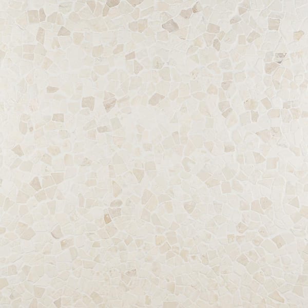 Ivy Hill Tile Countryside Tumbled 11.81 in. x 11.81 in. White Floor and Wall Mosaic (0.97 sq. ft. / sheet)
