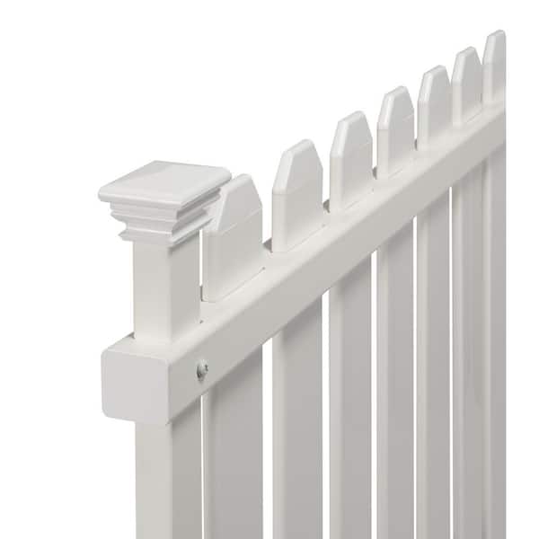 Zippity Outdoor Products Bella Puppy and Garden White Vinyl Fence Kit 2-Pack