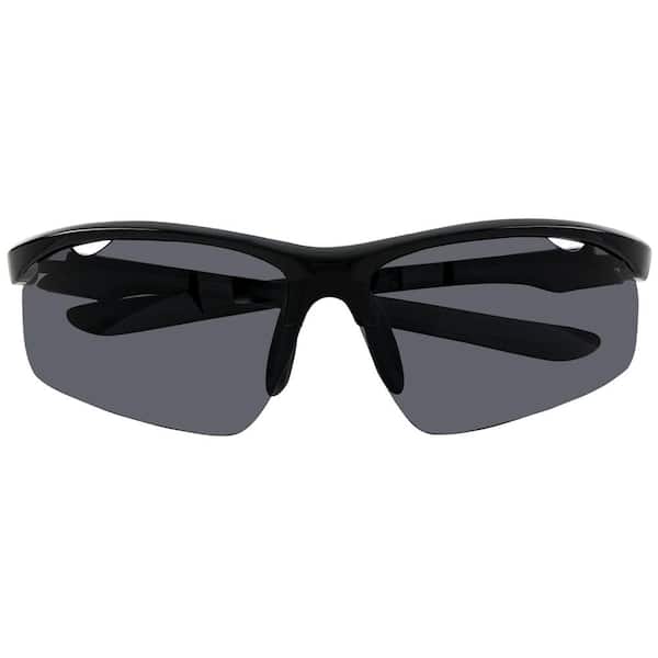 Shadedeye Polarized M Frame Vented Black with Gray Accent Sunglasses