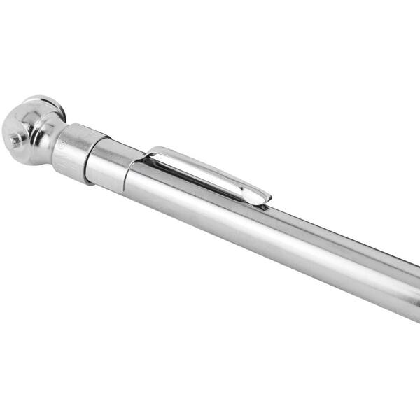 2Pcs Stainless Steel Tire Pressure Gauge Pen - Portable Pocket-Sized Air Pressure Tester For Cars