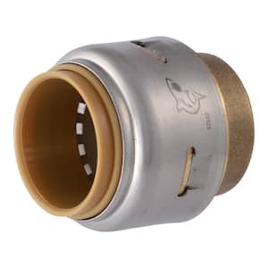 Max 3/4 in. Push-to-Connect Brass End Stop Fitting