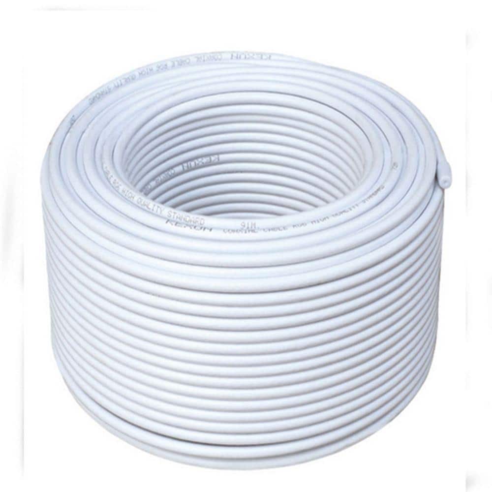 D-Line Micro Plus Cable Cover 17-Piece 240-in L White Raceway in
