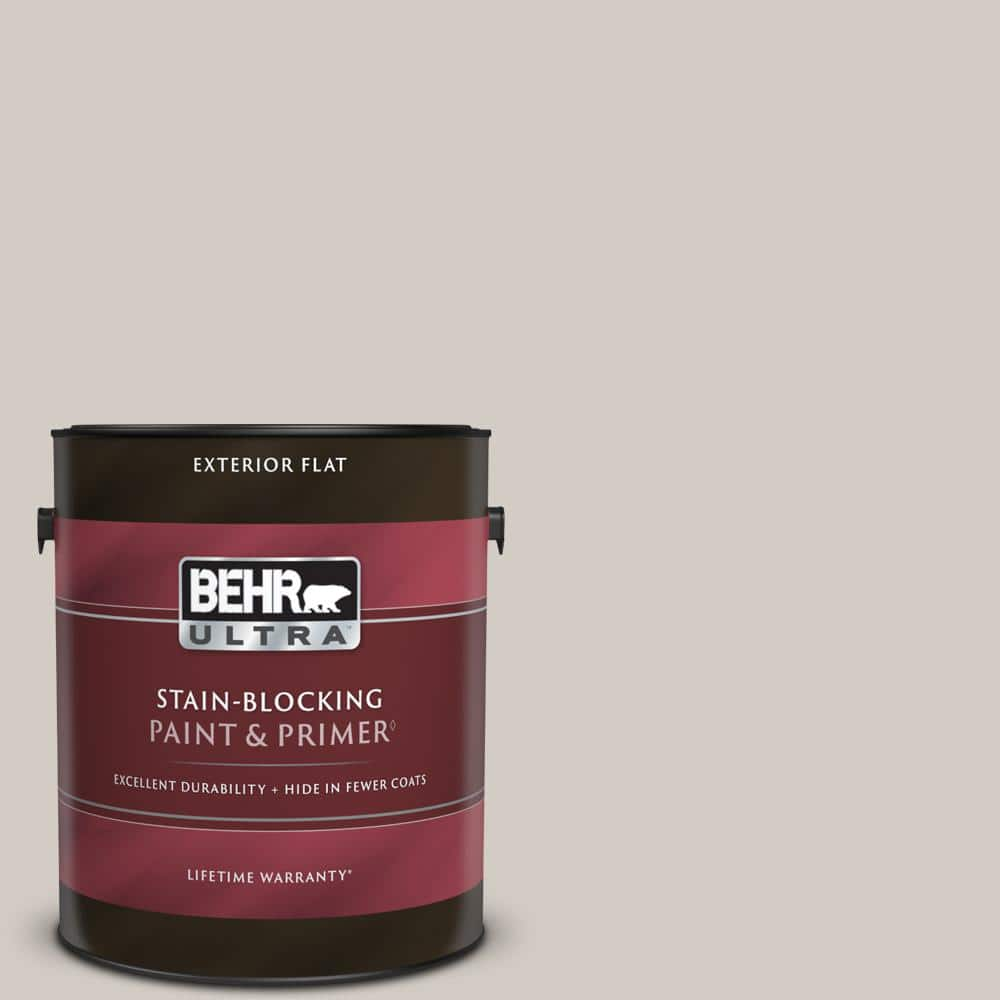 BEHR ULTRA 1 gal. #PPU18-09 Burnished Clay Flat Exterior Paint & Primer ...