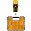 DEWALT3/4in.StudFinderand10-CompartmentShallowProSmallPartsOrganizerDW0100WST14925-TheHomeDepot