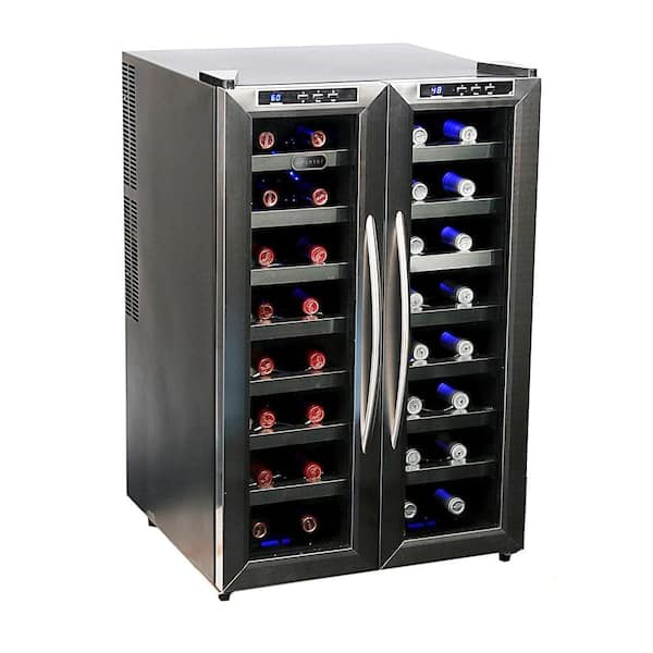 Whynter 32-Bottle Dual Zone Wine Cooler