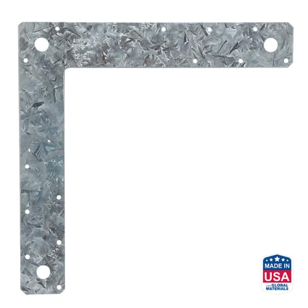 Simpson Strong-Tie 12 in. x 12 in. 14-Gauge Galvanized L Strap
