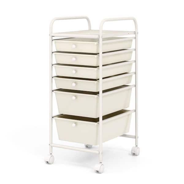 Rolling Bookshelf Verplaatsbare Boekenplankwagen Verwijderbaar Multifunctionele Boekenplank