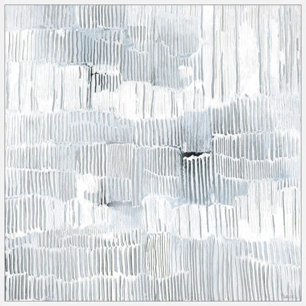 Bleak by Parvez Taj Floater Framed Canvas Abstract Art Print 12 in. x 12 in