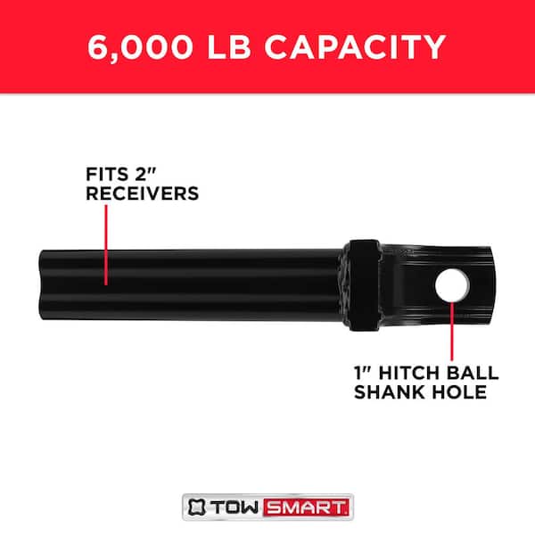 TowSmart 6,000 lb. 2 in. Drop X-Mount Ball Mount TowSmart 6,000 lb. 2 in. Drop X-Mount Ball Mount